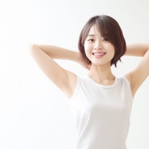 薄着の女性