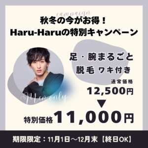 11・12月限定キャンペーン