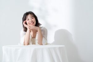 笑顔の女性