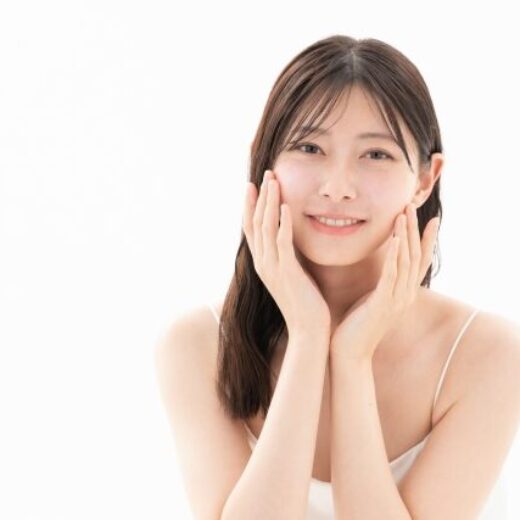 美肌の女性
